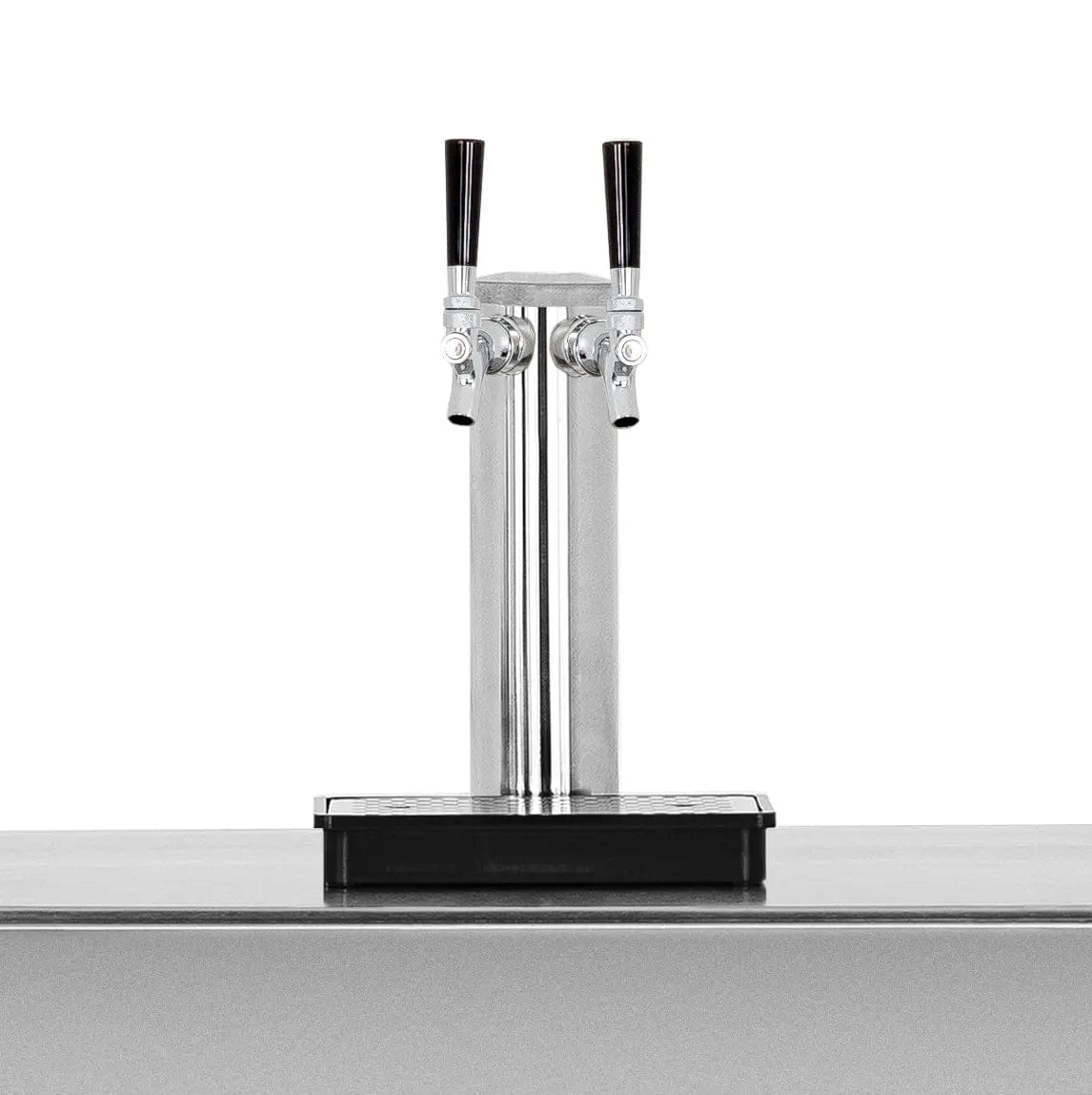 American Made Grills Outdoor Kegerator American Made Grills - 6.6c Deluxe Double Tap Outdoor Kegerator