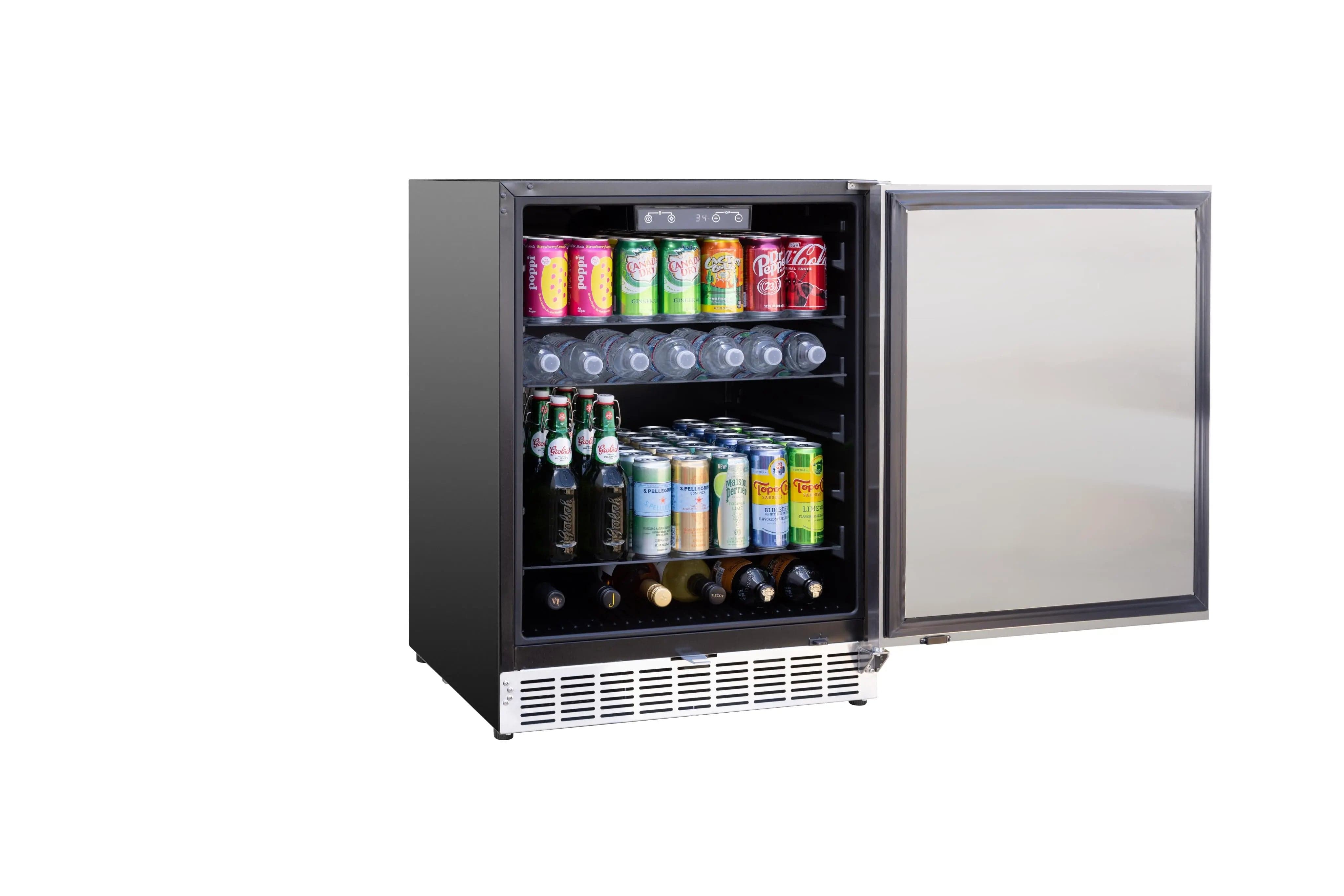 American Made Grills Outdoor Refrigerators American Made Grills - 24" Outdoor Kitchen Refrigerator