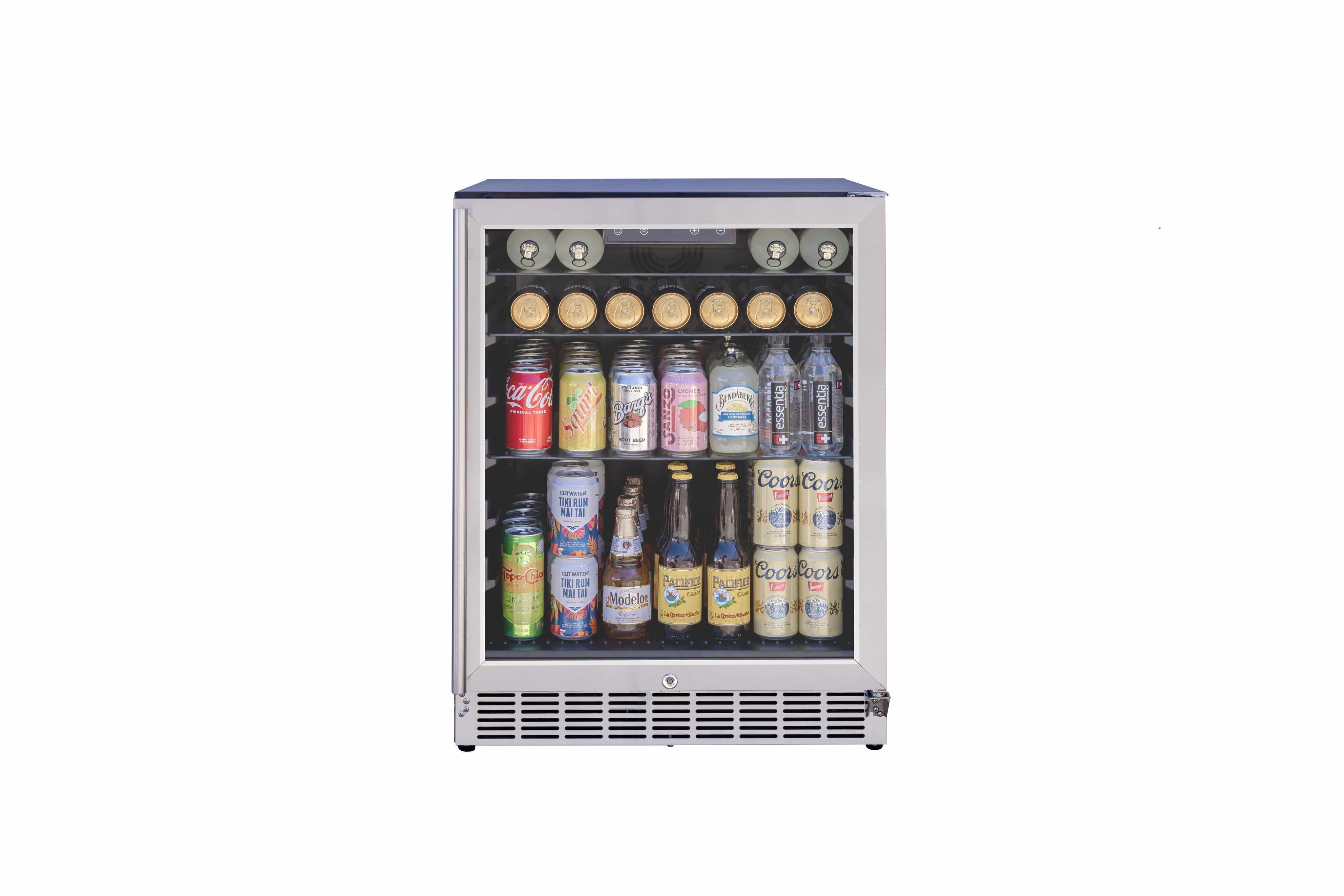 American Made Grills Outdoor Refrigerators American Made Grills - 24" Outdoor Rated Refrigerator w/ Glass Door