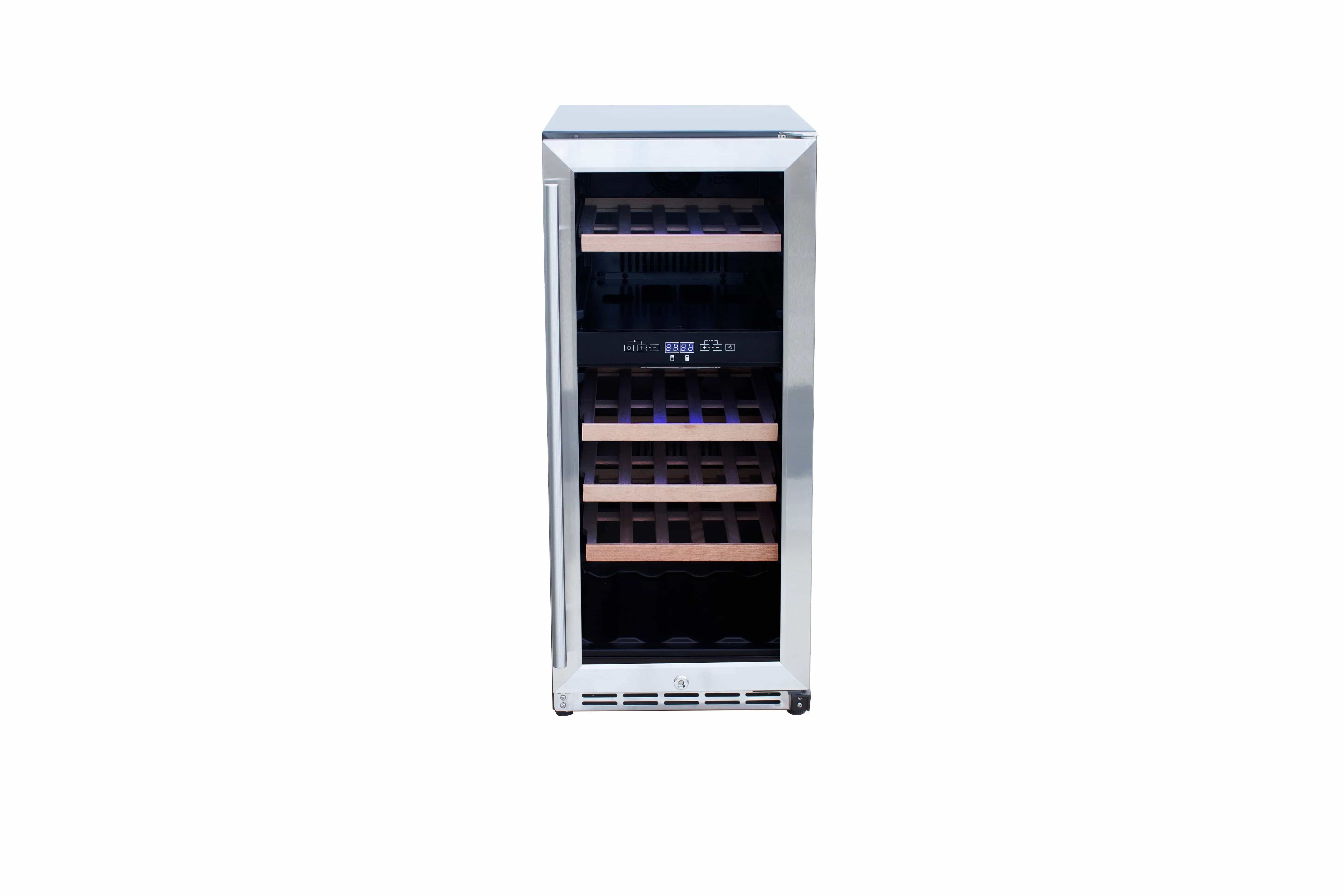 American Made Grills Outdoor Wine Cooler American Made Grills - 15" Outdoor Rated Dual Zone Outdoor Wine Cooler