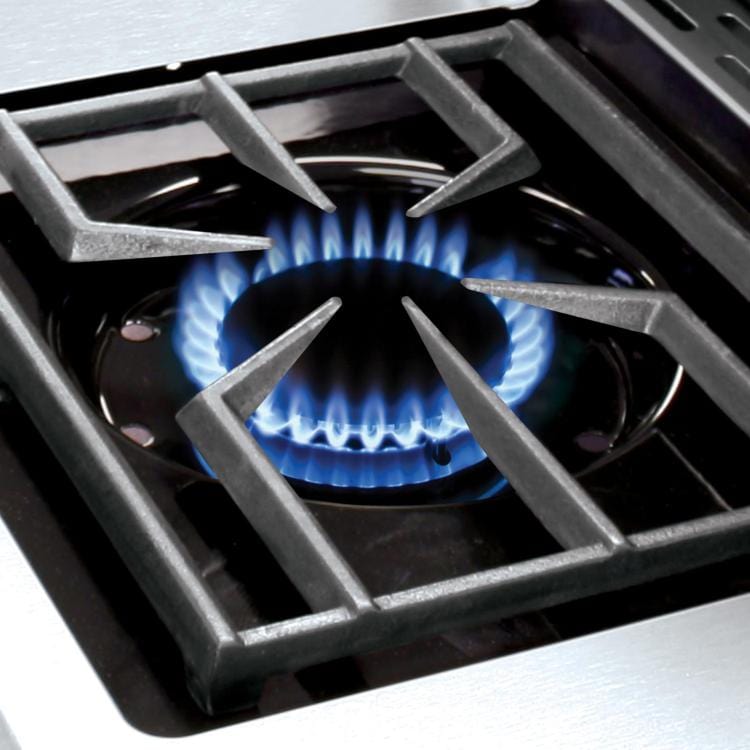 Broil King Liquid Propane Grill Broil King - Imperial S 690i 6-Burner Natural Gas Grill Center With Rotisserie & Side Burner - Stainless Steel