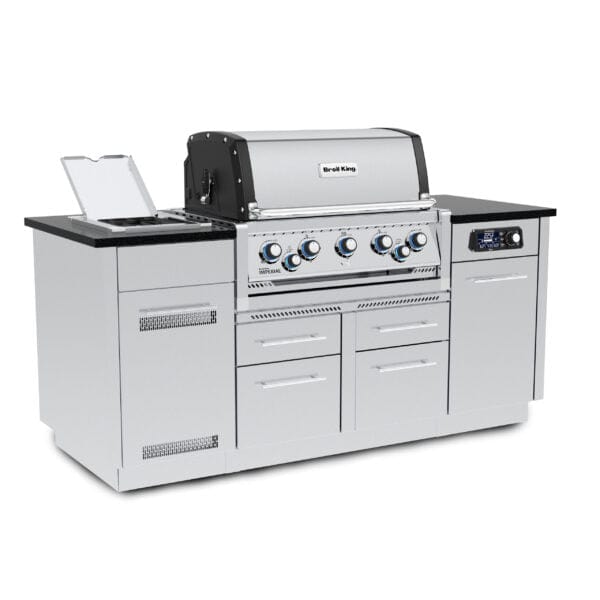 Broil King Natural Gas Island Broil King - Imperial QS 590i - Natural Gas