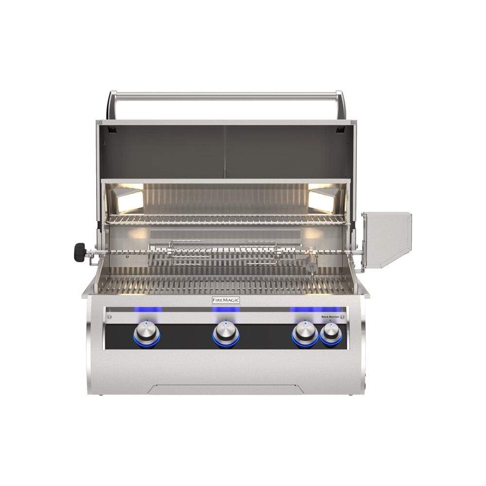 Fire Magic Grills Natural Gas Grill Fire Magic Grills - Echelon Diamond E660i 30-Inch Built-In Natural Gas Grill w/ Rotisserie & Analog Thermometer