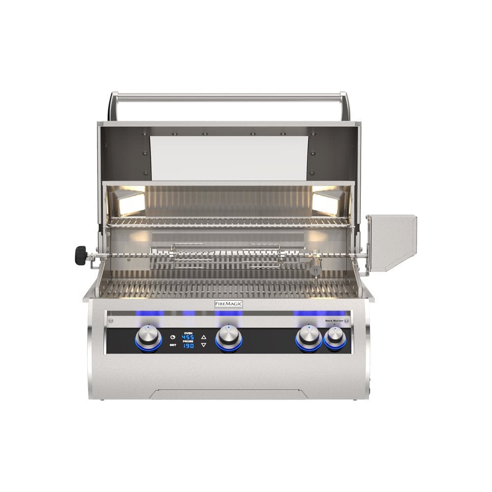 Fire Magic Grills Natural Gas Grill Fire Magic Grills - Echelon Diamond E660i 30-Inch Built-In Natural Gas Grill w/ Rotisserie, Magic Window & Digital Thermometer