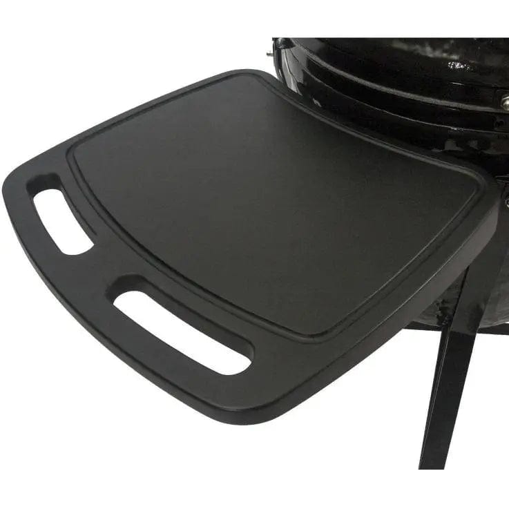 Primo Grills Charcoal Grill Primo - All-In-One Oval XL 400 Ceramic Kamado Grill With Cradle, Side Shelves, And Stainless Steel Grates