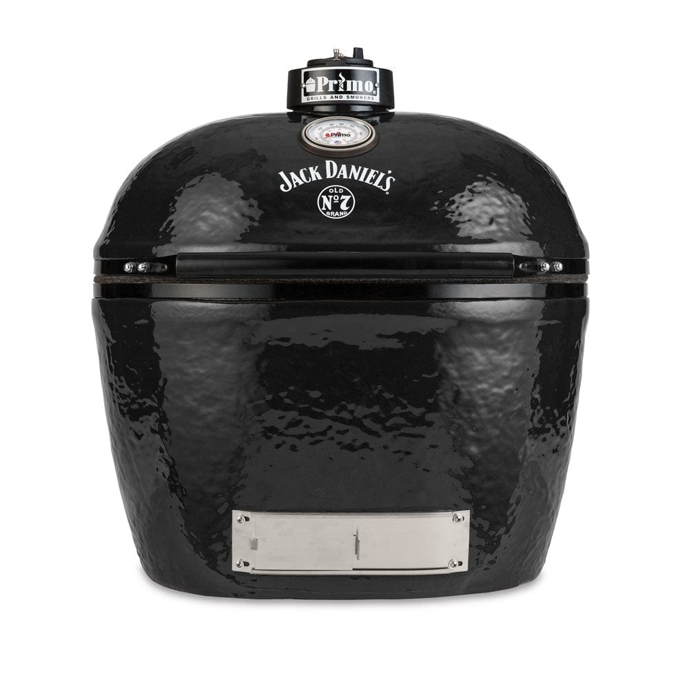 Primo Grills Charcoal Grill Primo Grills - Jack Daniels Edition Oval XL 400 Ceramic Kamado Grill With Stainless Steel Grates