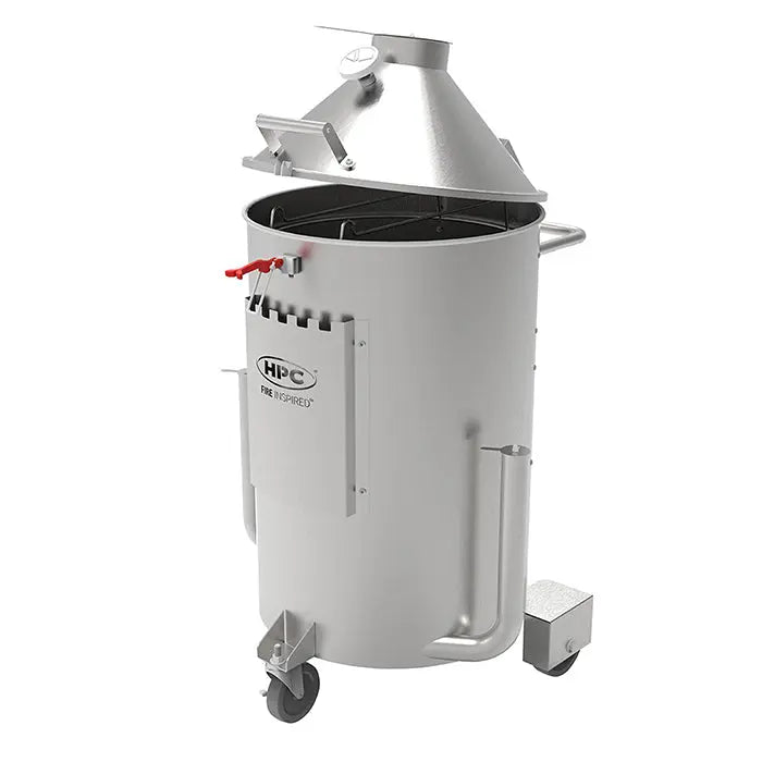 HPC Fire Stainless Steel Drum Smoker - Shop Outdoor Kitchen