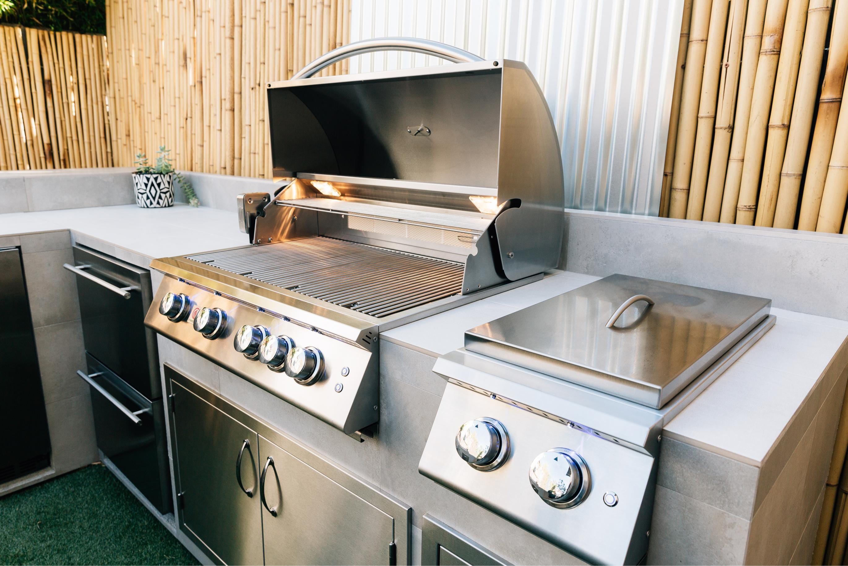 Summerset Grills Liquid Propane Side Burner Summerset Grills Sizzler Pro Double Side Burner Liquid Propane