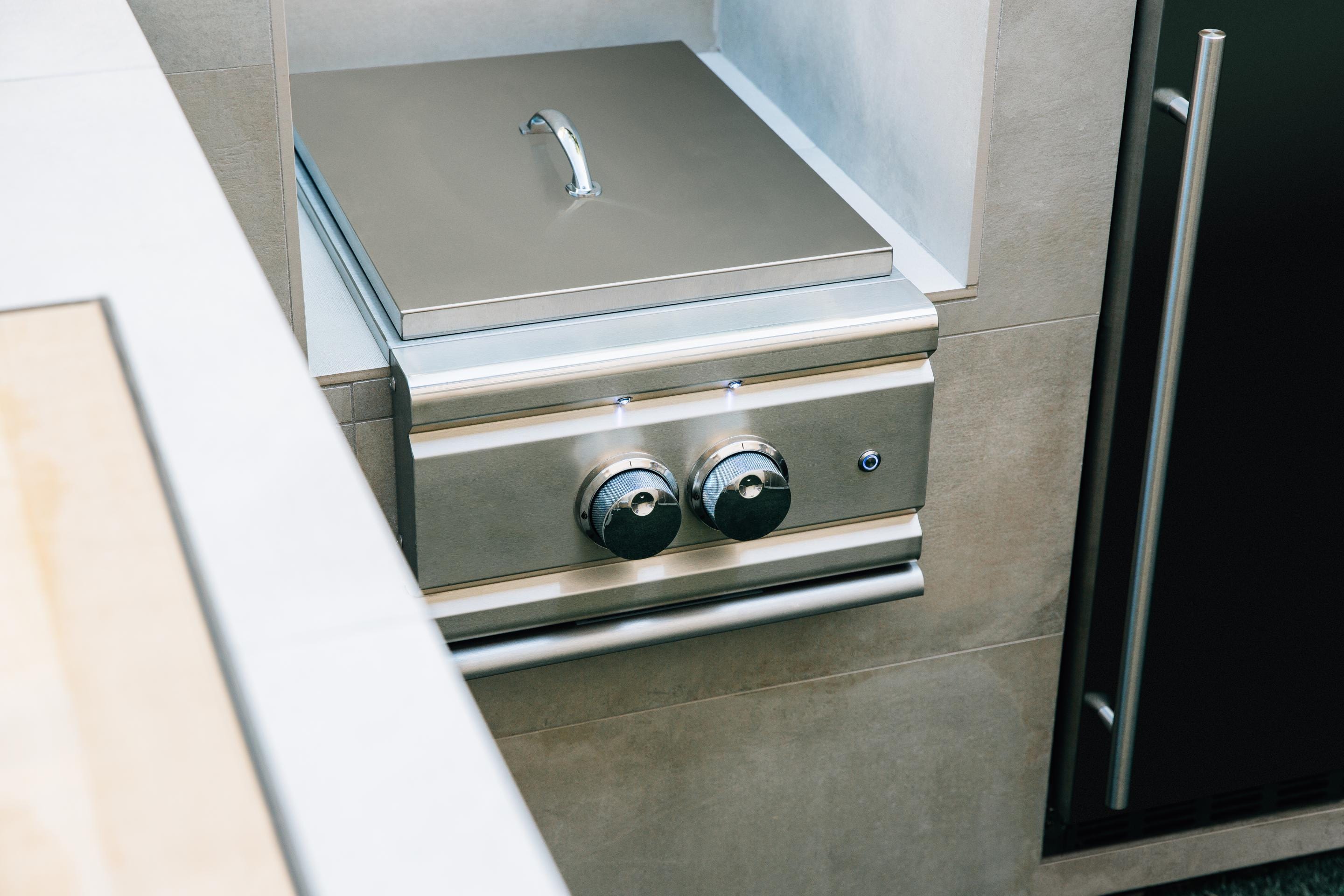 Summerset Grills Natural Gas Side Burner Summerset Grills TRL Series Power Burner Natural Gas