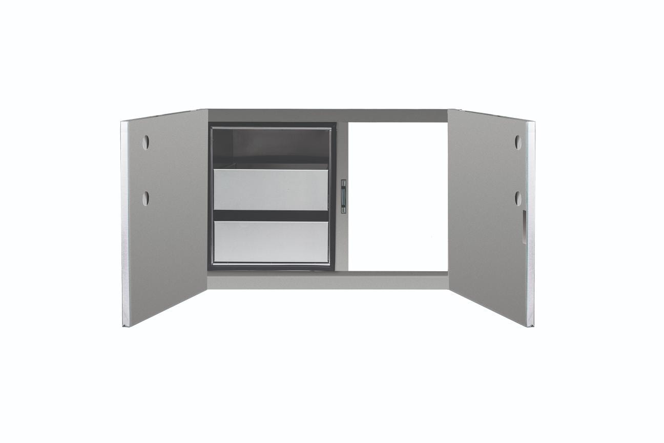 Summerset Grills Outdoor Kitchen Cabinets & Storage Summerset Grills - 36" 2-Drawer Dry Storage Pantry & Access Door Combo