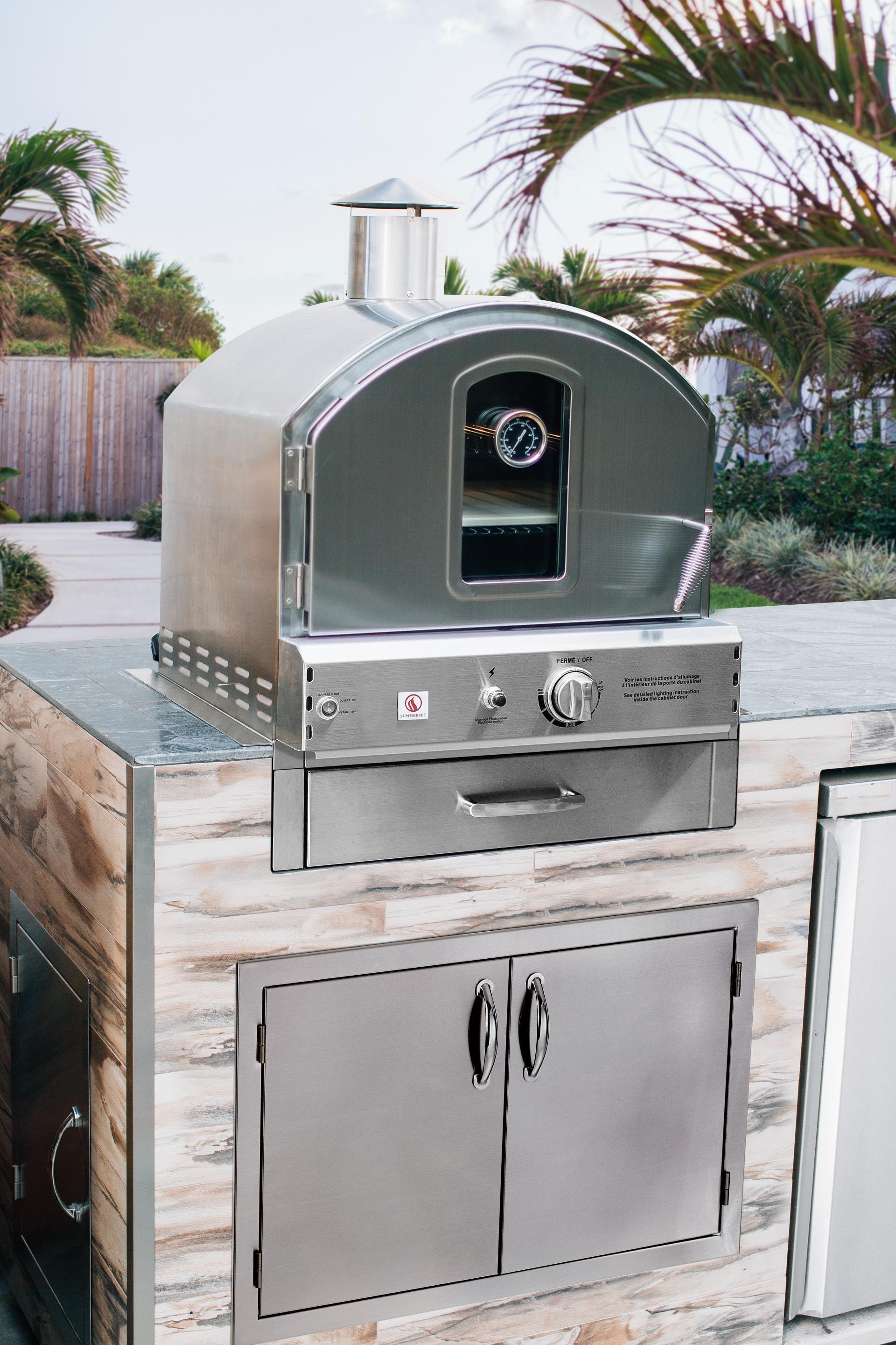 Summerset Grills Pizza Ovens Summerset Grills - The Built-In Outdoor Oven - Natural Gas