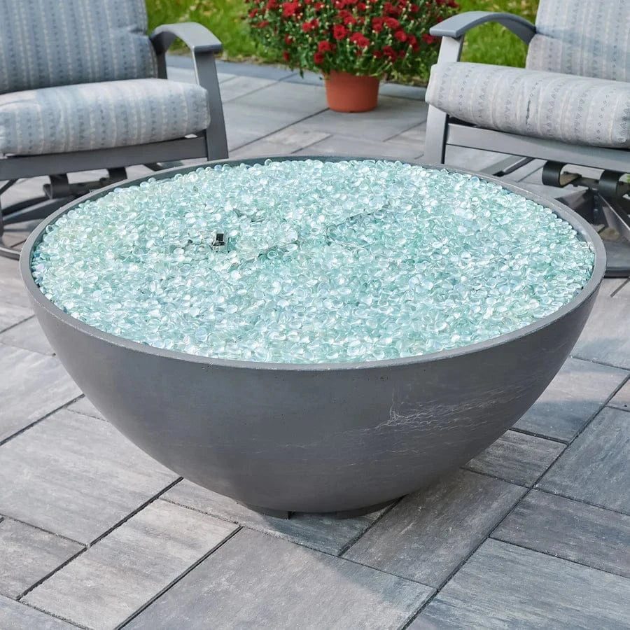 The Outdoor Greatroom Company Fire Table Outdoor Greatroom - Cove Midnight Mist Edge Round Gas Fire Pit Bowl 42"