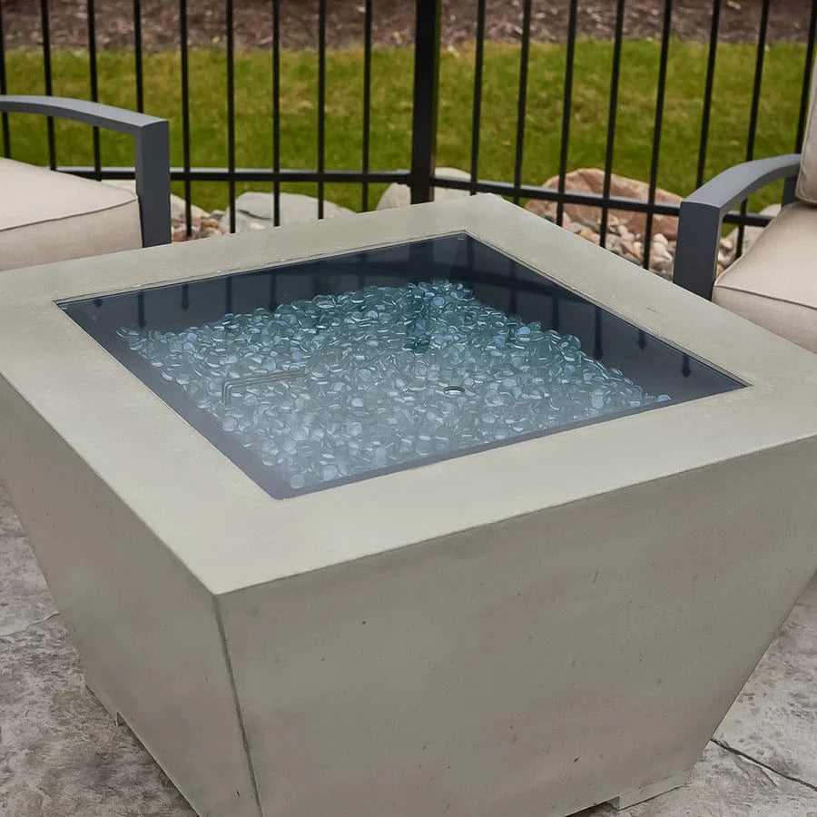 The Outdoor Greatroom Company Fire Table Outdoor Greatroom - Cove Natural Grey Square Gas Fire Pit Bowl 37"