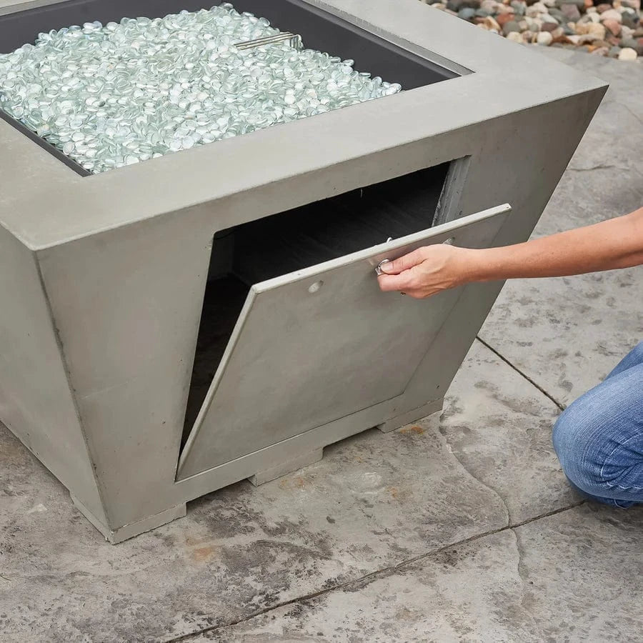 The Outdoor Greatroom Company Fire Table Outdoor Greatroom - Cove Natural Grey Square Gas Fire Pit Bowl 37"