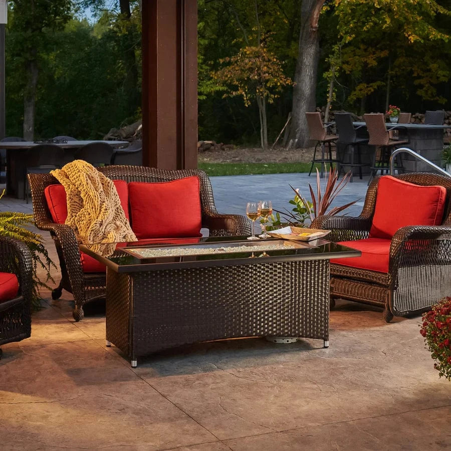 The Outdoor Greatroom Company Fire Table Outdoor Greatroom - Montego Linear Gas Fire Pit Table - 59"