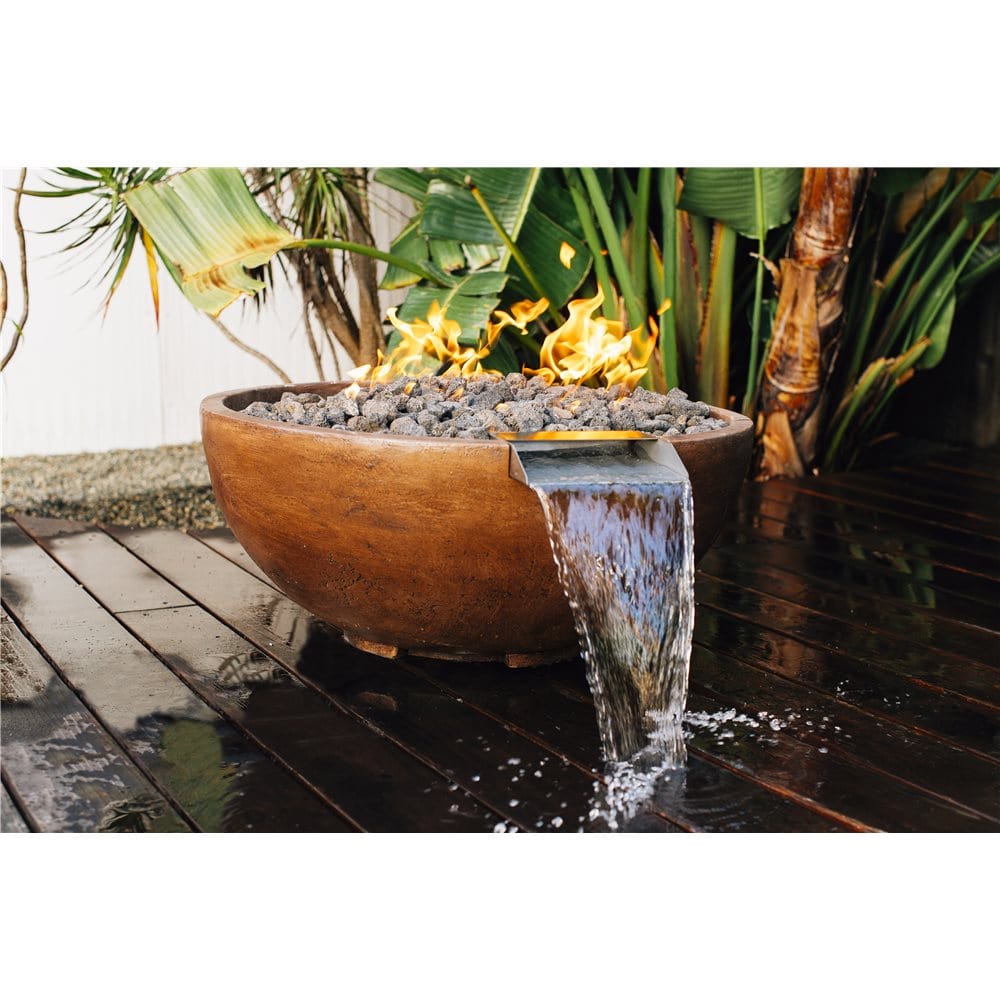 TrueFlame Fire Table TrueFlame - 30" Abode Fire & Water Bowl - Brown