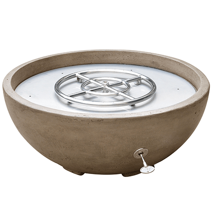 TrueFlame Fire Table TrueFlame - 30" Abode Fire & Water Bowl - Brown