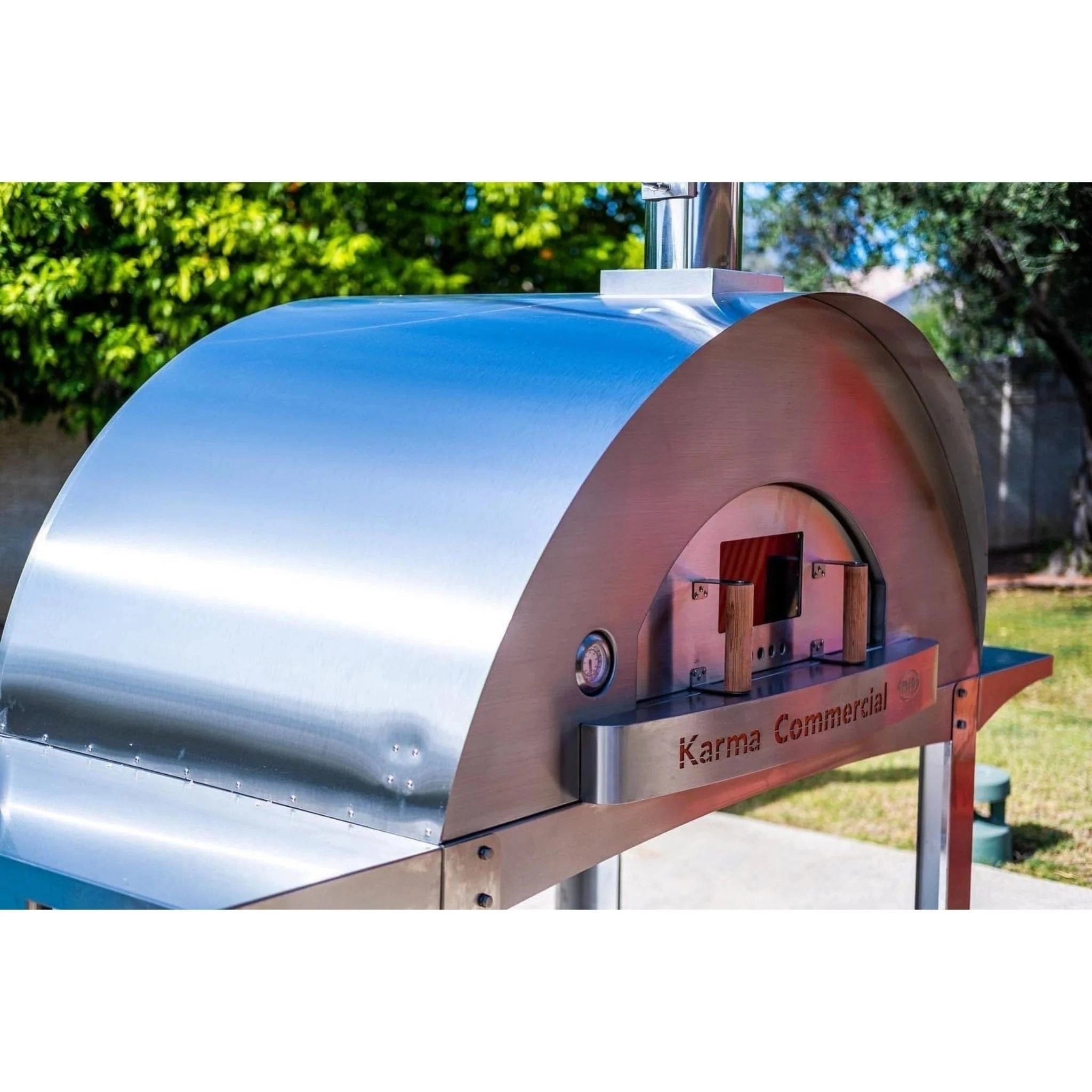 WPPO Pizza Ovens WPPO - Karma 55 304 Stainless Steel Commercial Wood-Fired Oven